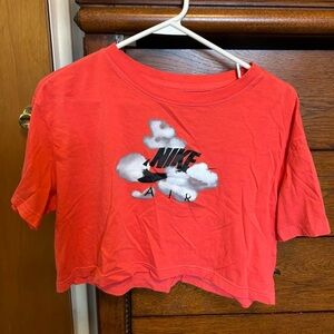 Nike Orange Crop Top